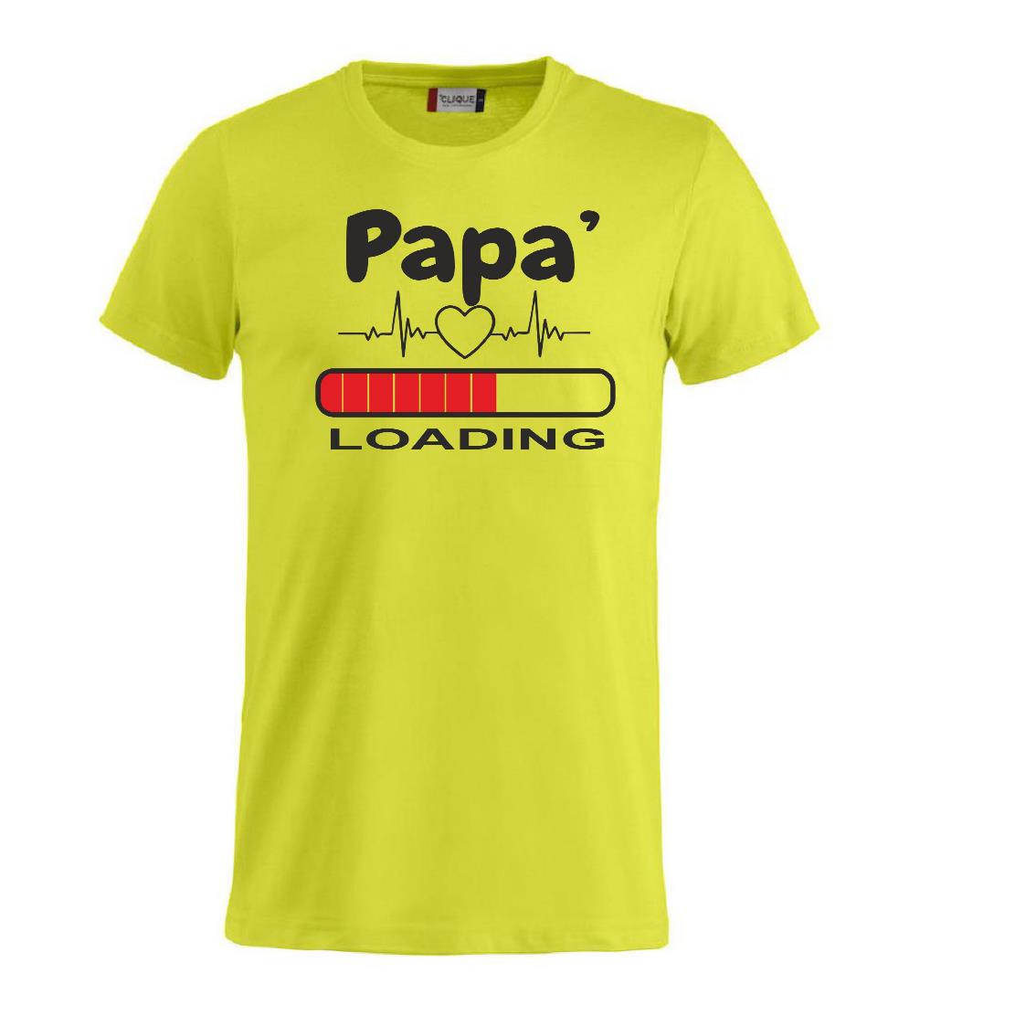 T-Shirt Personalizzabile Unisex “Papà loading...” – Festa del papà – PS 27431-A055