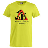 T-Shirt Addio al Celibato In Corso , Dietro  “Attenzione Ubriachi” – Maglietta Divertente con Doppia Stampa Fronte/Retro – PS 27431 - A071