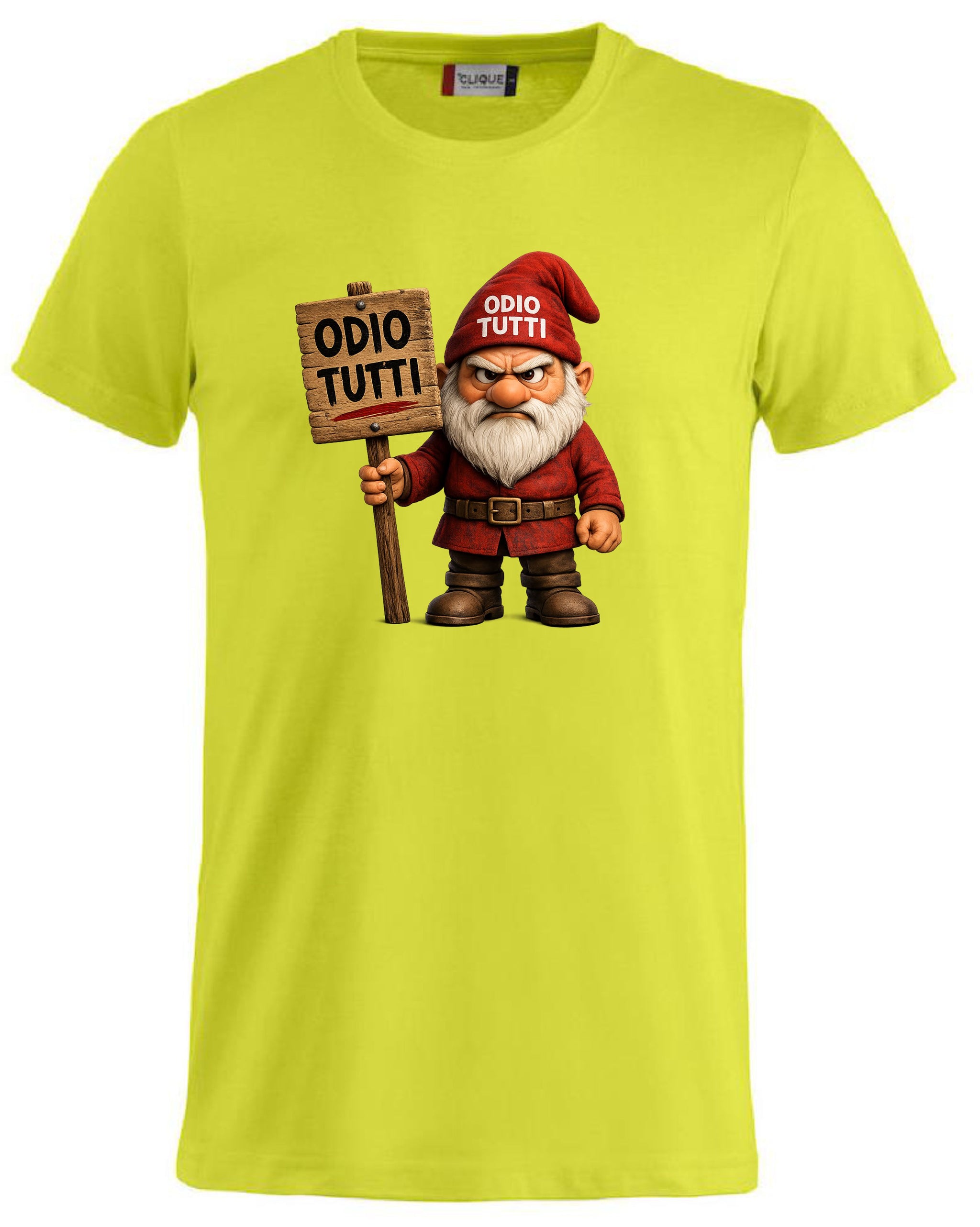 T-Shirt Uomo Simpatica Odio Tutti – Personalizzabile con Nome – PS 27431-A-155