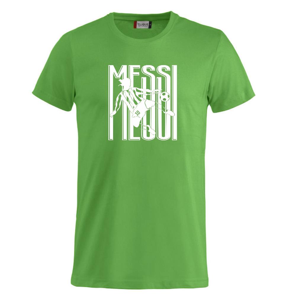 T-shirt Messi 10 Tifosi Calcio Argentina 100% Cotone Personalizzabile Con Nome e Numero PS 27431-A034
