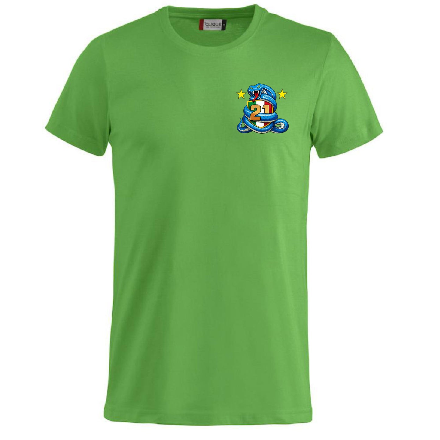 T-Shirt Neroazzurri Campioni d’Italia 2025/2026 –  21 Scudetti 100% Cotone  – PS 27431-INT-09