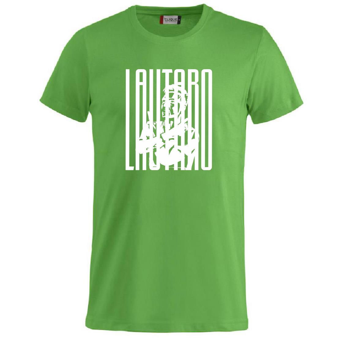 T-Shirt Lautaro Martinez Magliette Tifosi Interisti Maglietta in Cotone Abbigliamento Calcio PS 27431-A033