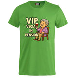 T-Shirt Personalizzabile “VIP Vecia in Pension” – Personalizzabile con Nome – PS 27431-A-147