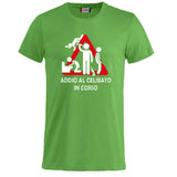 T-Shirt Addio al Celibato In Corso , Dietro  “Attenzione Ubriachi” – Maglietta Divertente con Doppia Stampa Fronte/Retro – PS 27431 - A071