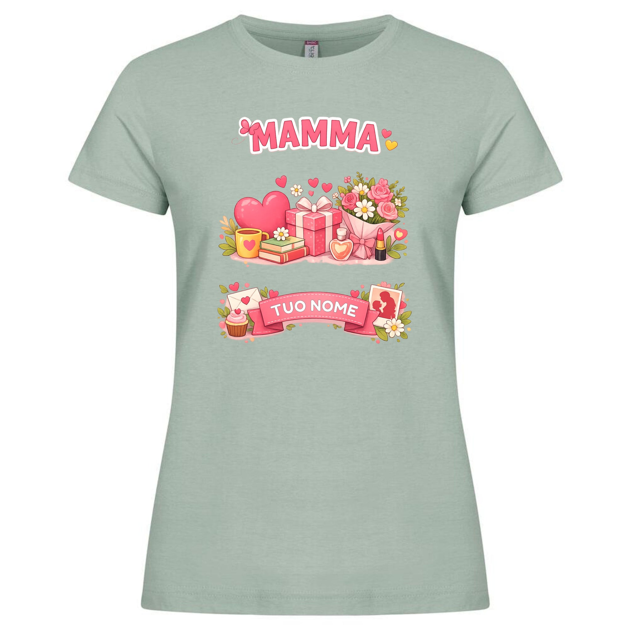 T-Shirt Donna Festa Della Mamma ,  Personalizzabile – Idea regalo – PS 28870-031