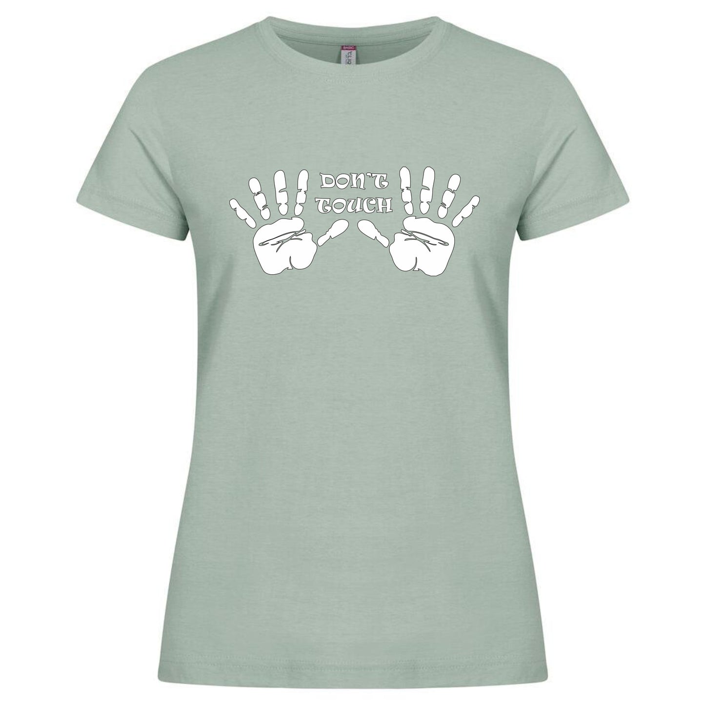 T-Shirt Donna “Don’t Touch” Maglietta Aderente Maniche Corte – PS 28870-008
