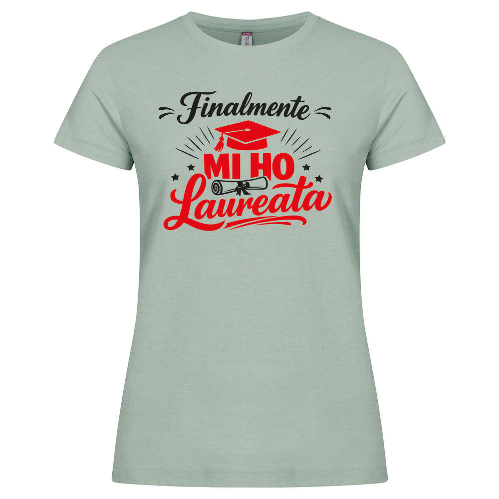 T-Shirt Donna Laurea "Mi ho Laureata" Personalizzabile – Idea regalo – PS 28870-029