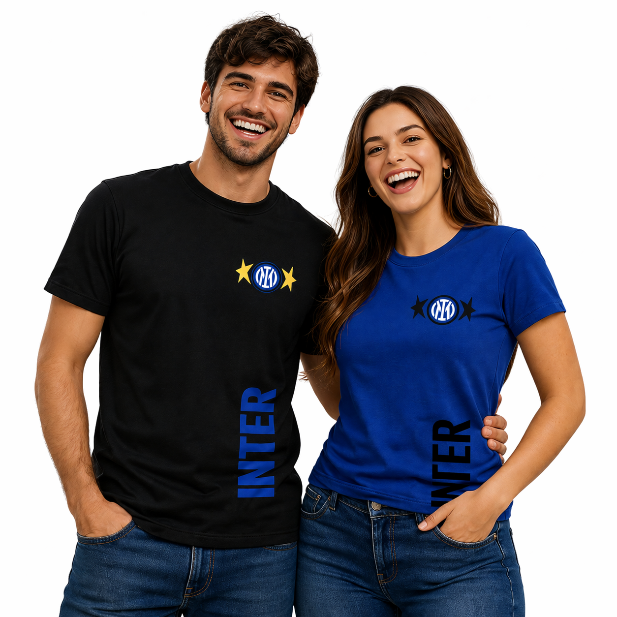 Maglia / T-Shirt FC Inter 2 Stelle – Prodotto Ufficiale FC Internazionale Milano Cod. PS 46657-BS