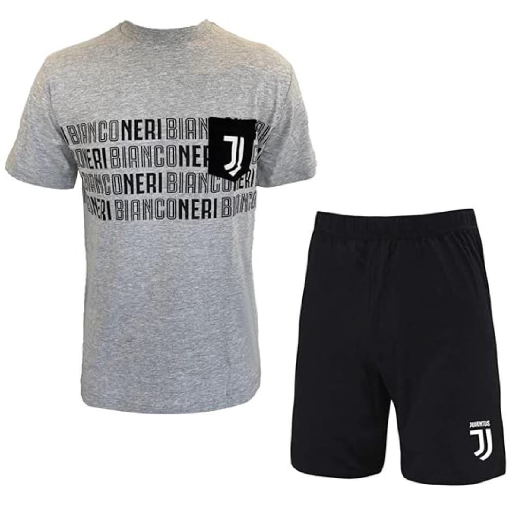 Pigiama Juventus Ragazzo Adulto T-Shirt + Pantaloncini – Personalizzabile – PS 30064