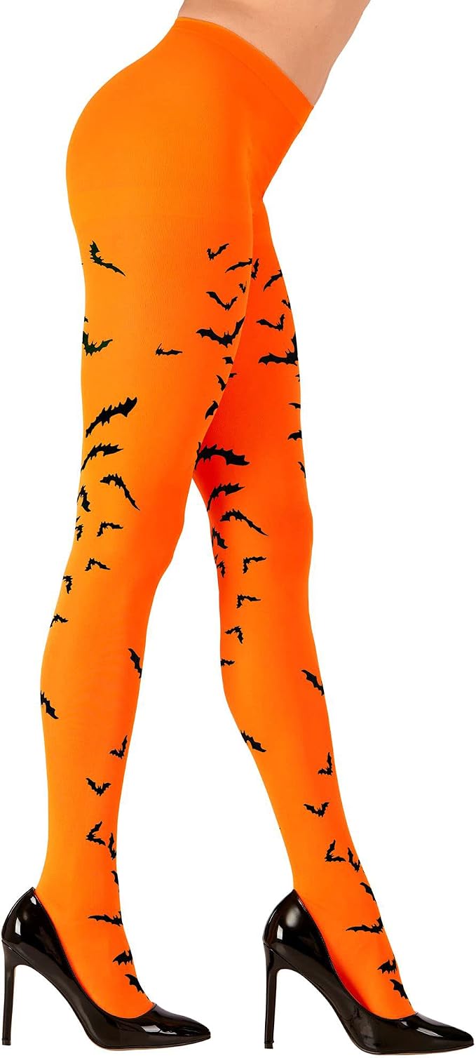 Calze Collant Donna Pipistrelli Halloween One Size – PS 34462