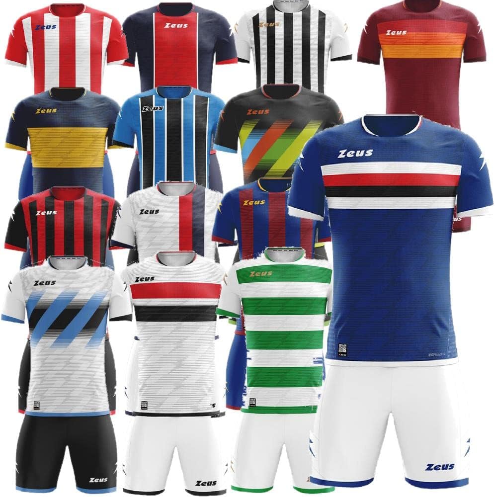 Completo Calcio Zeus Kit ICON – Maglia e Pantaloncino – Personalizzabile PS 12802