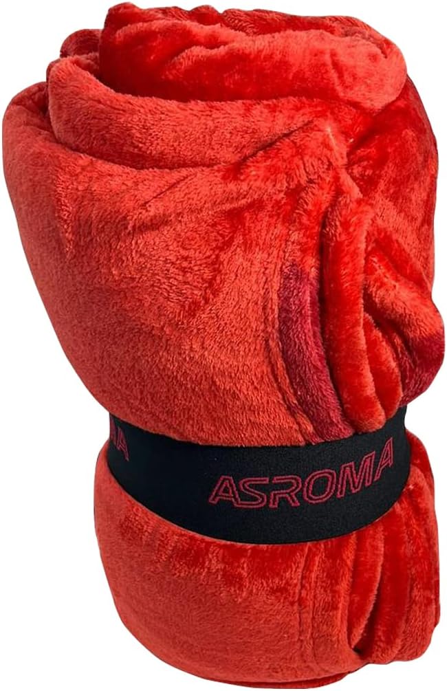 A.S. Roma – Coperta Morbida Stampata | Plaid in Coral – 150 × 210 cm PS 14252