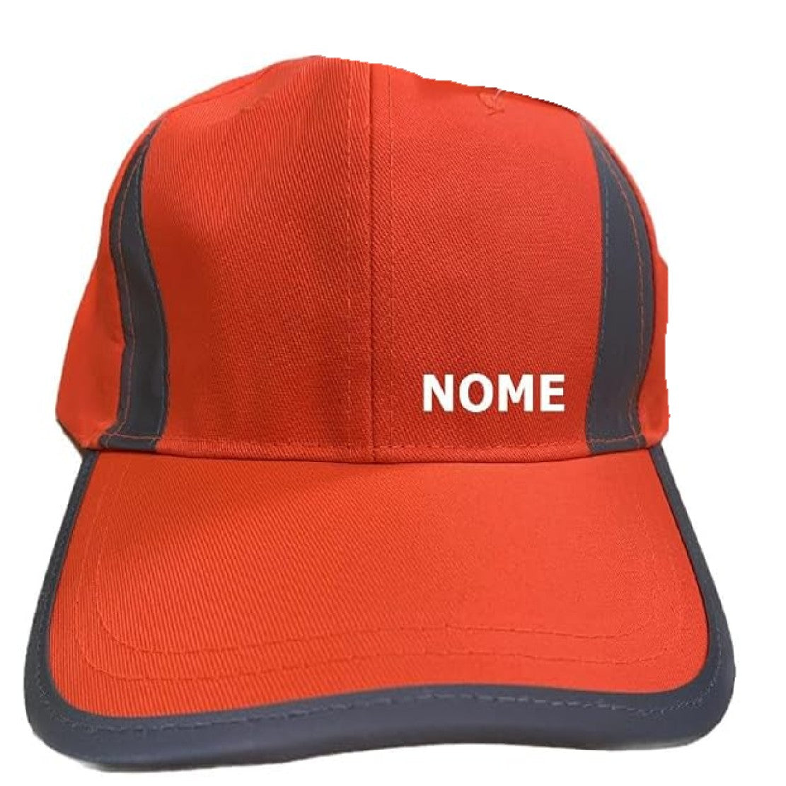 Cappello Alta Visibilita' con Bande Riflettenti Cappellino con Visiera Personalizzabile con Stampa o Ricamo PS 05320