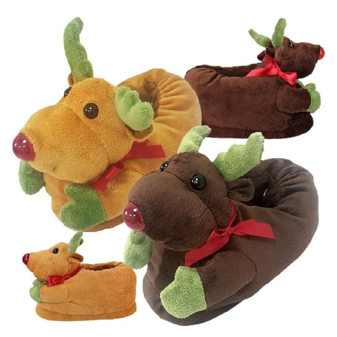 Pantofole Bambini Moppine Natalizie Alce Lucento De Fonseca – PS 02129