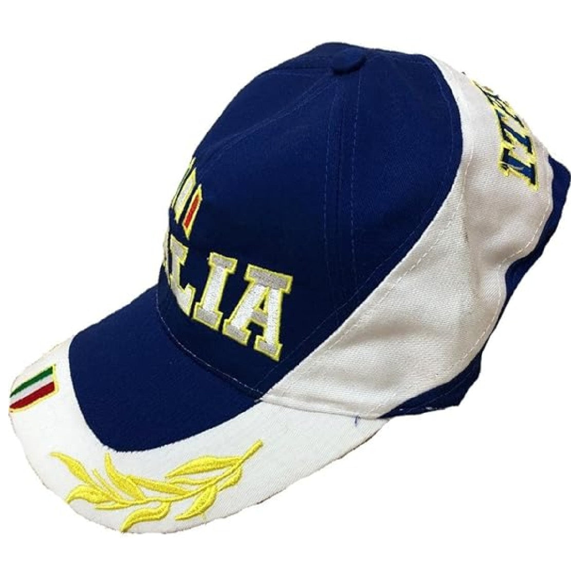 Cappellino Baseball Italia Tricolore – Adulto con Visiera – PS 19557