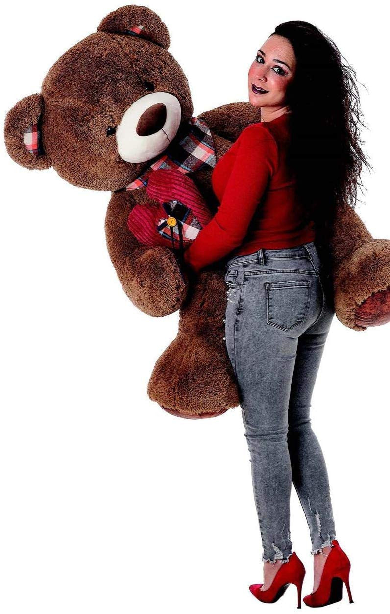 Peluche Gigante Orso Martin con Cuore – 80 cm Cod. PS 17887