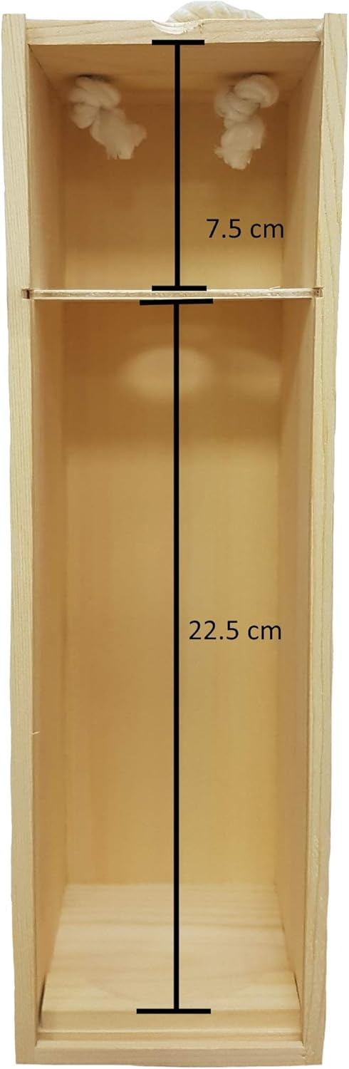 Scatola Porta Bottiglia in Legno Personalizzabile con Foto o Frasi – Idea Regalo PS 00043 PRS
