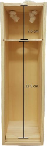 Scatola Porta Bottiglia in Legno Personalizzabile con Foto o Frasi – Idea Regalo PS 00043 PRS