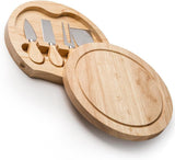 Set da Formaggio con 4 Utensili in Acciaio Inox e Manico in Legno PS 00564 PRS