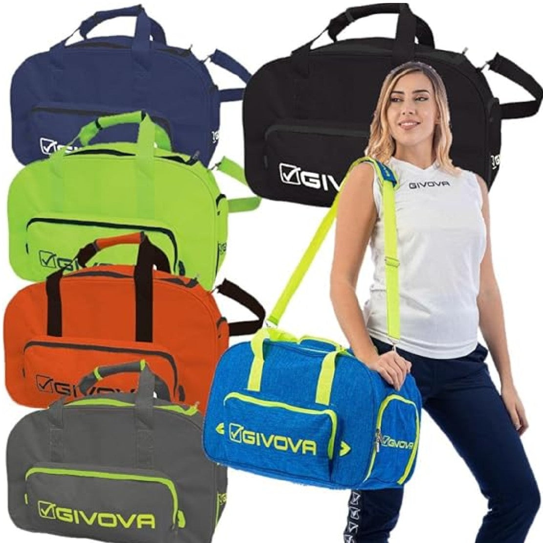 Borsone Sportivo Personalizzabile – Borsa Palestra, Calcio, Basket, Volley PS 15542 PRS