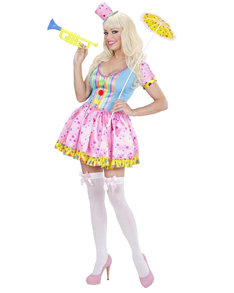 Costume di Carnevale Donna Pagliaccio Clown Girl – Pagliacci PS 26234