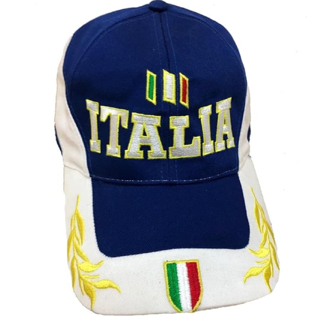 Cappellino Baseball Italia Tricolore – Adulto con Visiera – PS 19557