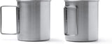 Tazza in Acciaio TEIDE con Manici Pieghevoli – 450 ml – Personalizzabile PS 00567 PRS