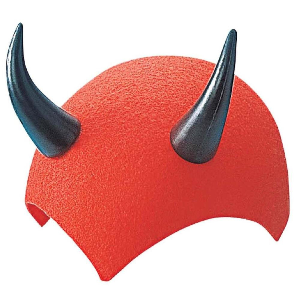 Calotta Diavolo in Feltro Rossa o Nera – Accessorio Halloween / Carnevale – PS 09049