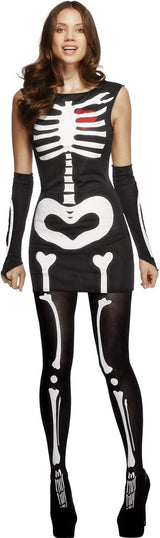 Costume Donna Halloween Scheletro Fosforescente – PS 17021