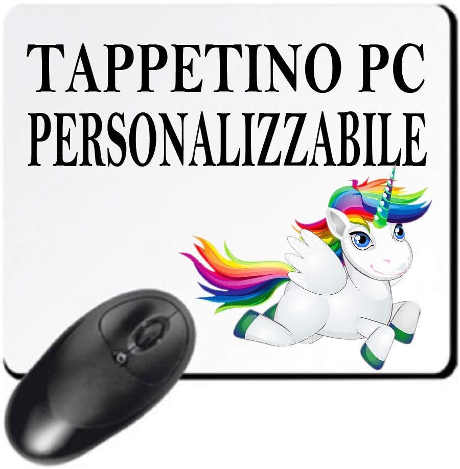 Tappetino Mouse Rettangolare Personalizzabile – 18 × 22 cm – Cod. PS 00780