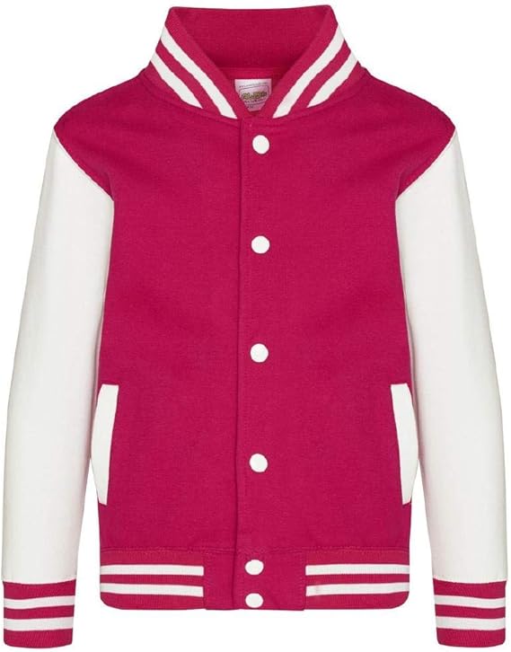 Felpa Baseball Varsity Junior Jacket Giacca College Personalizzabile Con Iniziali PS 36017 PRS