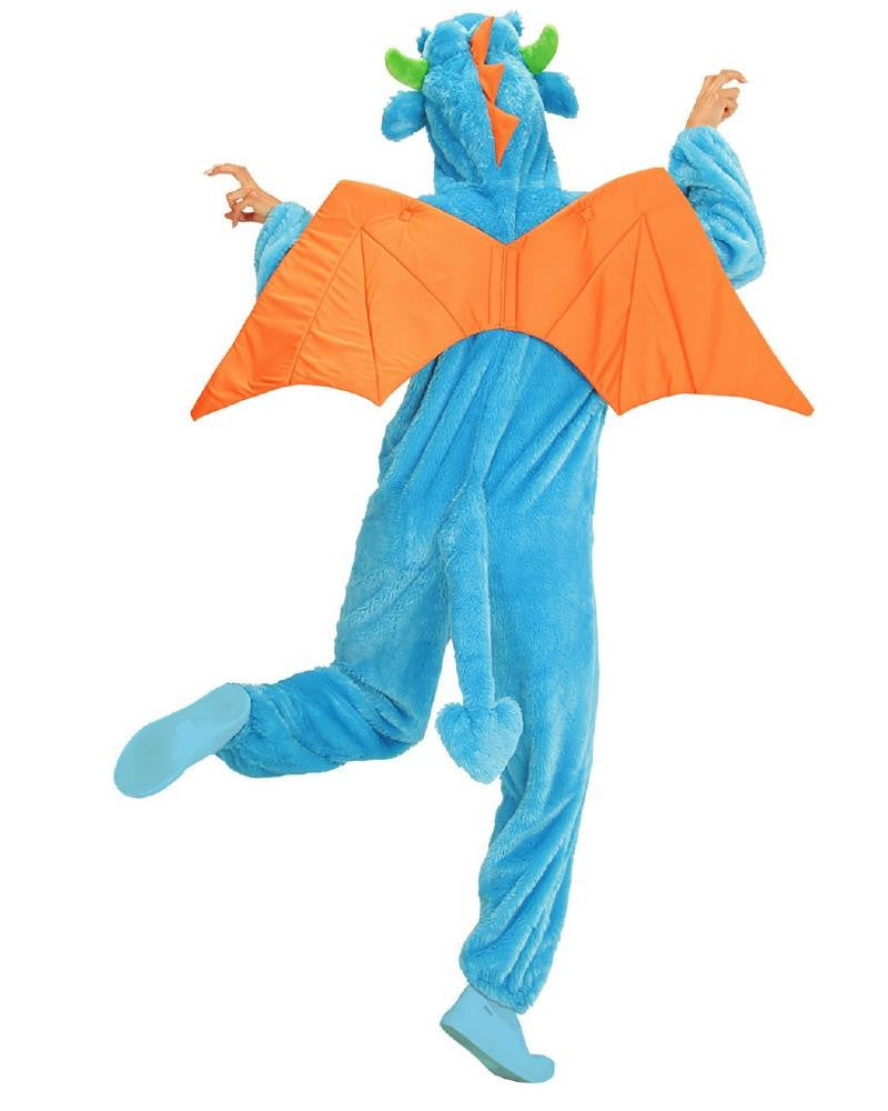 Costume Carnevale Travestimento Drago in Caldo Peluche – Unisex – Widmann – PS 26088