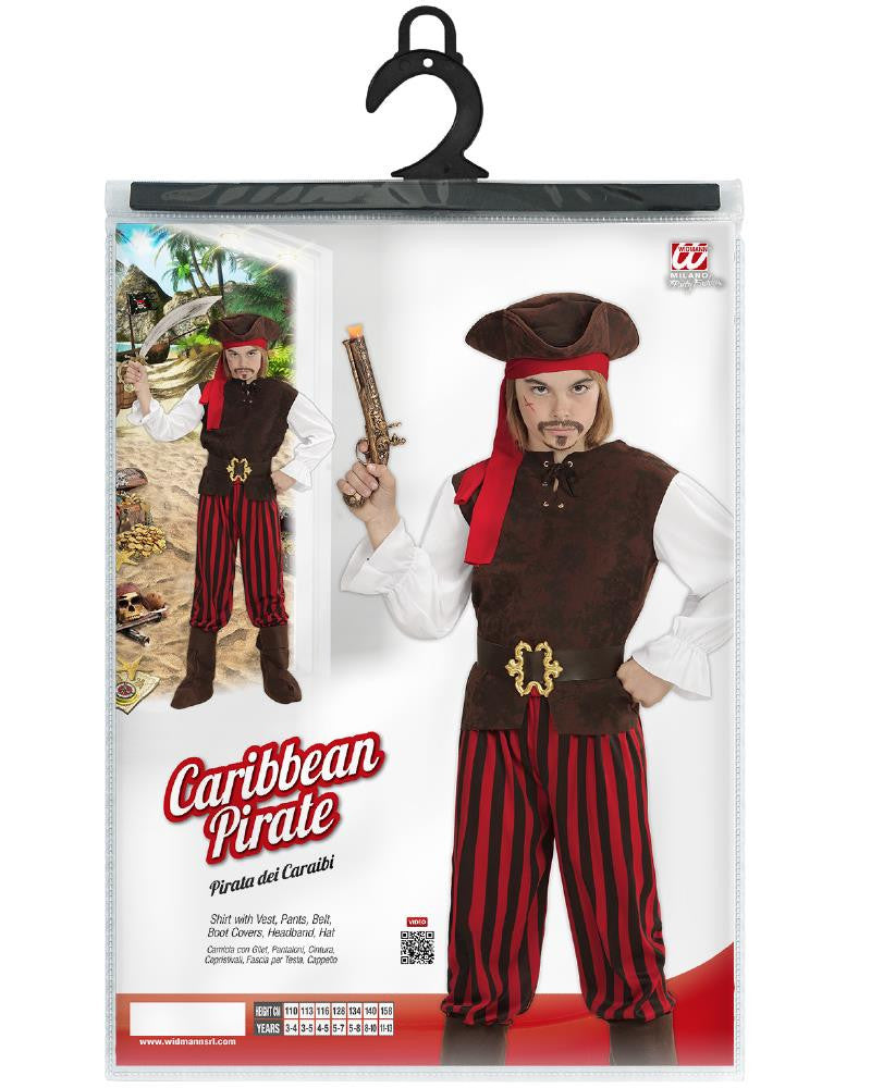 Costume di Carnevale Pirata dei Caraibi – Travestimento Bambino Pirati PS 26268