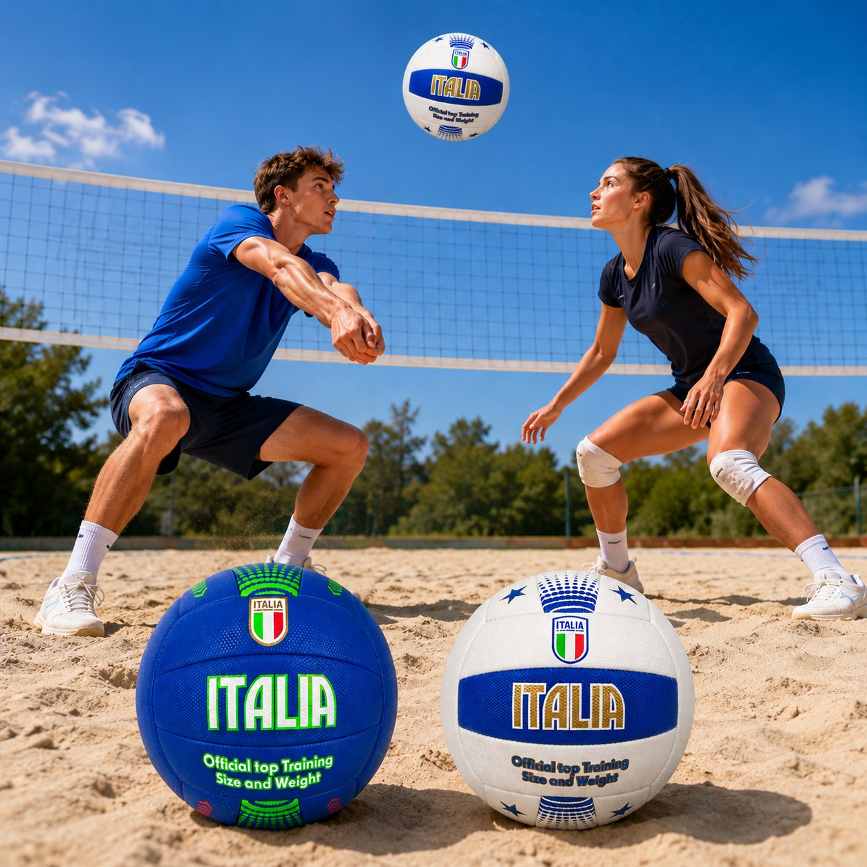 Pallone da Pallavolo Italia Beach Volley in HF PVC – PS 40600