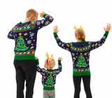 Maglione Natalizio Con Luci a LED Albero di Natale – PS 33624