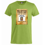 T-Shirt “Wanted Dead or Alive” Personalizzata con la Tua Foto – Mod. PS 27431-A061 - PRS