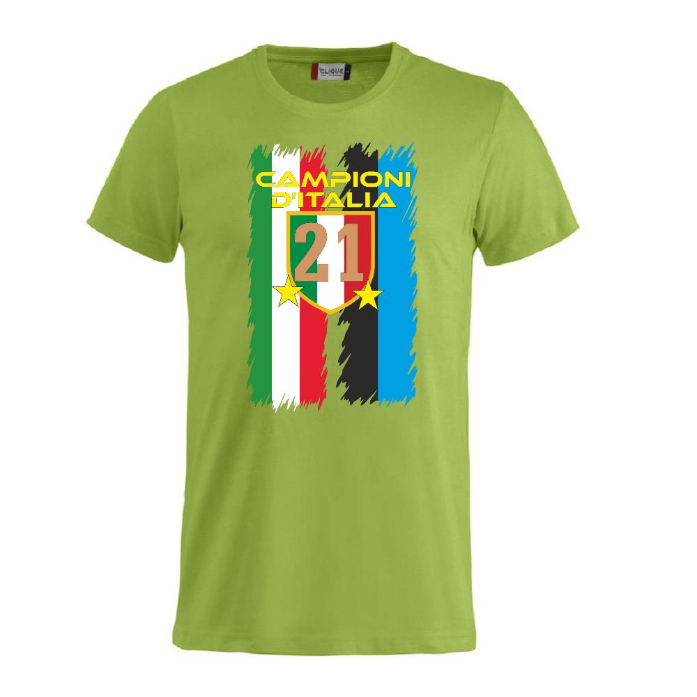 T-Shirt Calcio Inter Campioni d’Italia 2025/26 – 21 Scudetti 2 Stelle – PS 27431-INT-06