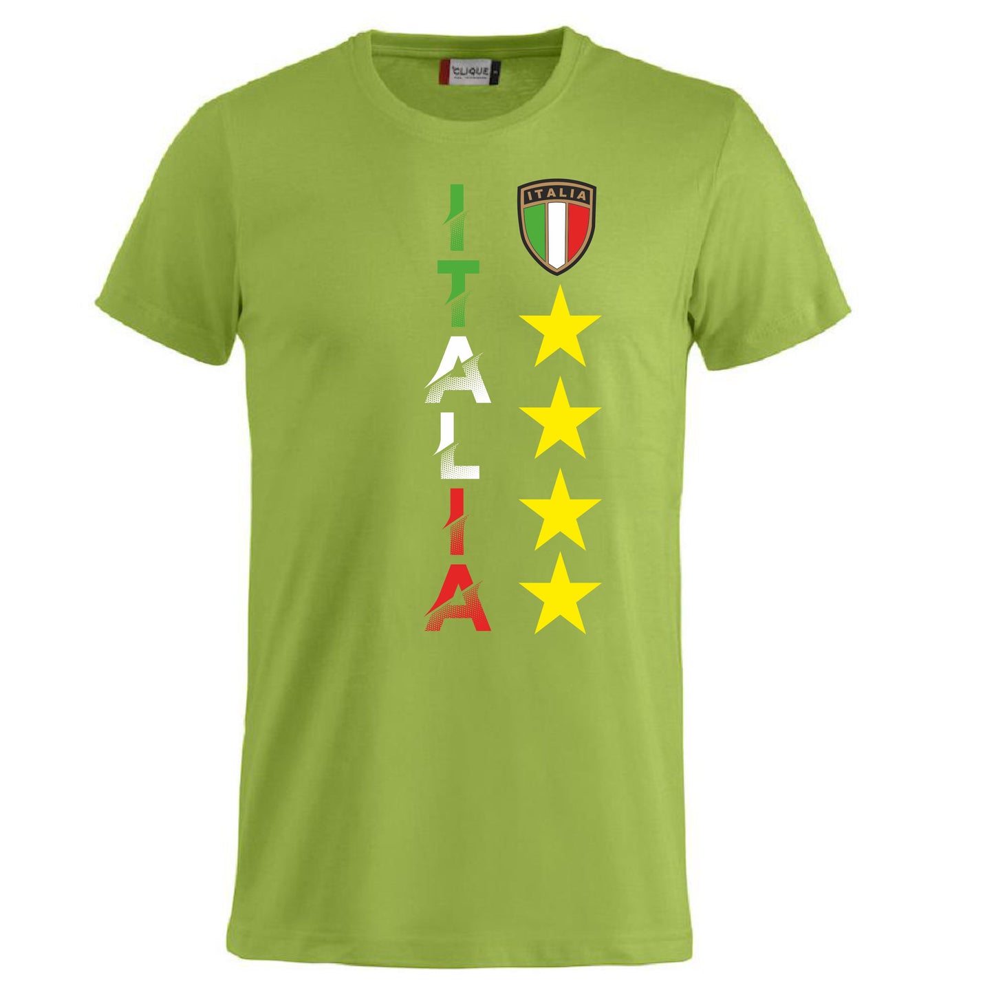 T-Shirt Italia Personalizzabile con Nome e Numero – Cotone  PS 27431-A097