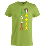 T-Shirt Italia Personalizzabile con Nome e Numero – Cotone  PS 27431-A097