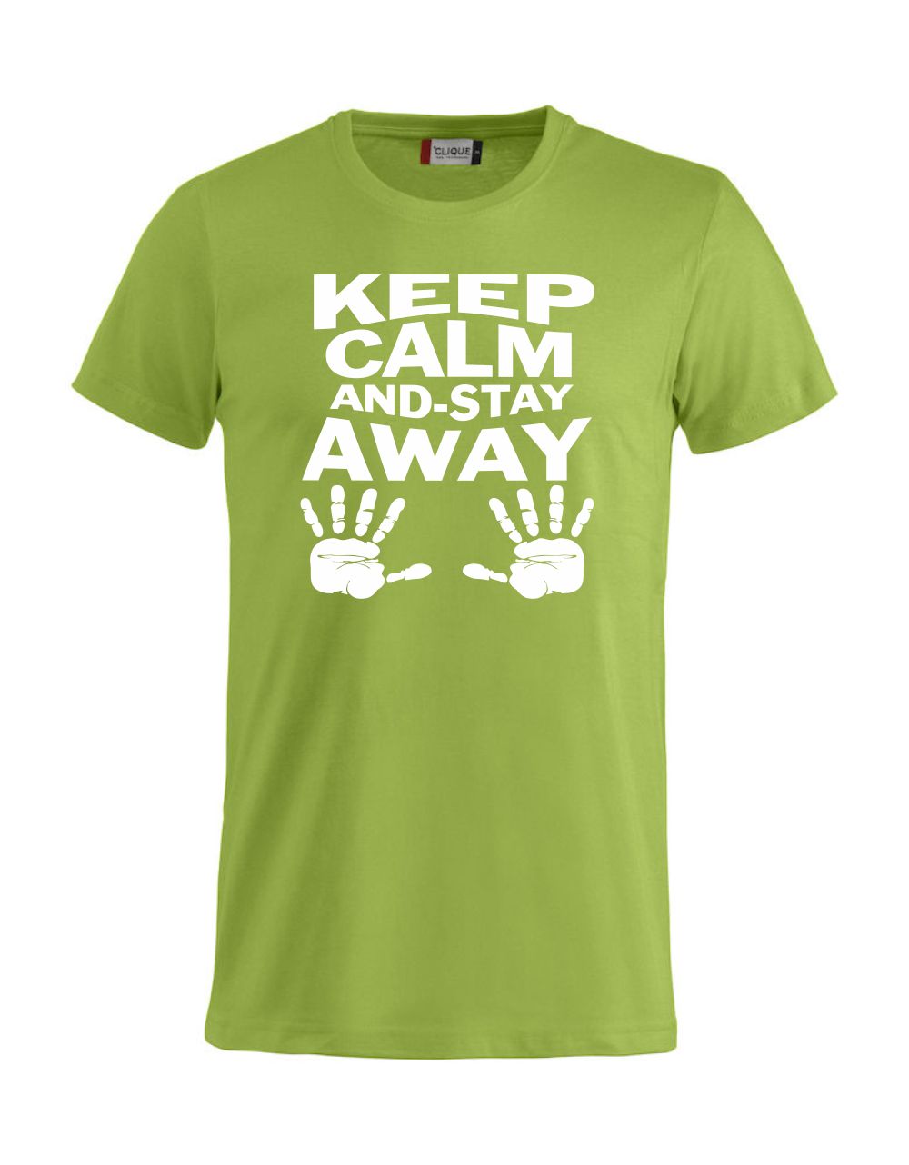 T-Shirt “Keep Calm And Stay Away” Uomo – Maglietta Simpatica con Stampa – PS 27431-A013