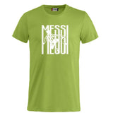 T-shirt Messi 10 Tifosi Calcio Argentina 100% Cotone Personalizzabile Con Nome e Numero PS 27431-A034