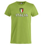 T-Shirt Italia Personalizzabile con Nome e Numero – Cotone – Bambino e Uomo – PS 27431
