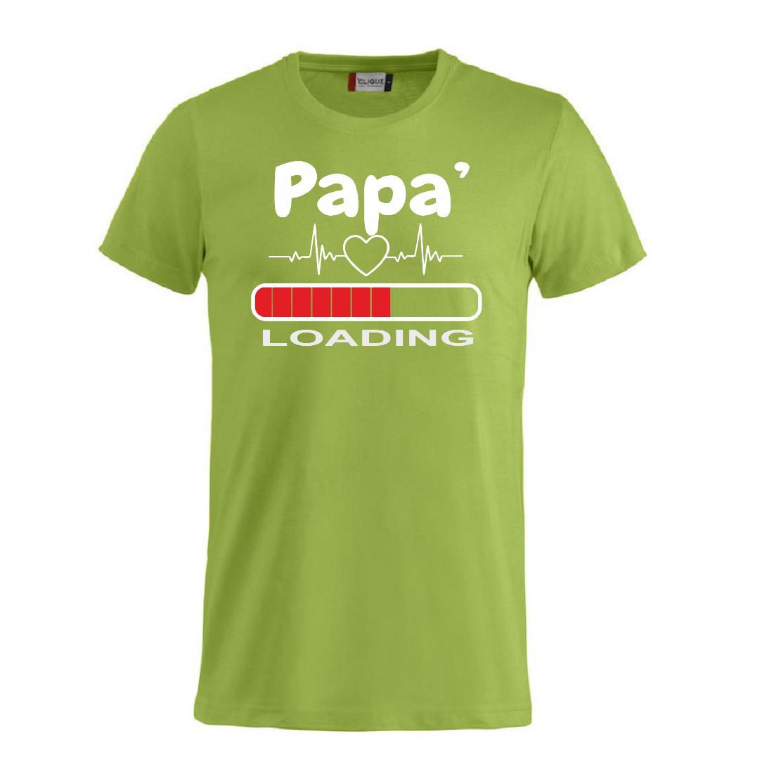 T-Shirt Personalizzabile Unisex “Papà loading...” – Festa del papà – PS 27431-A055
