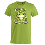T-shirt Adulto e Bambino Unisex – Rana Karma e sangue freddo - PS 27431-A140