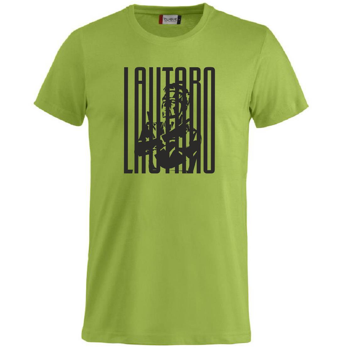 T-Shirt Lautaro Martinez Magliette Tifosi Interisti Maglietta in Cotone Abbigliamento Calcio PS 27431-A033