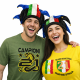 Cappello Giullare Neroazzurro – Cappello Inter con Campanelli – One Size – PS 13902