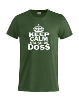 T-Shirt “Keep Calm Sta Su De Doss” Uomo e Bambino – Maglietta Simpatica con Stampa – PS 27431-A010