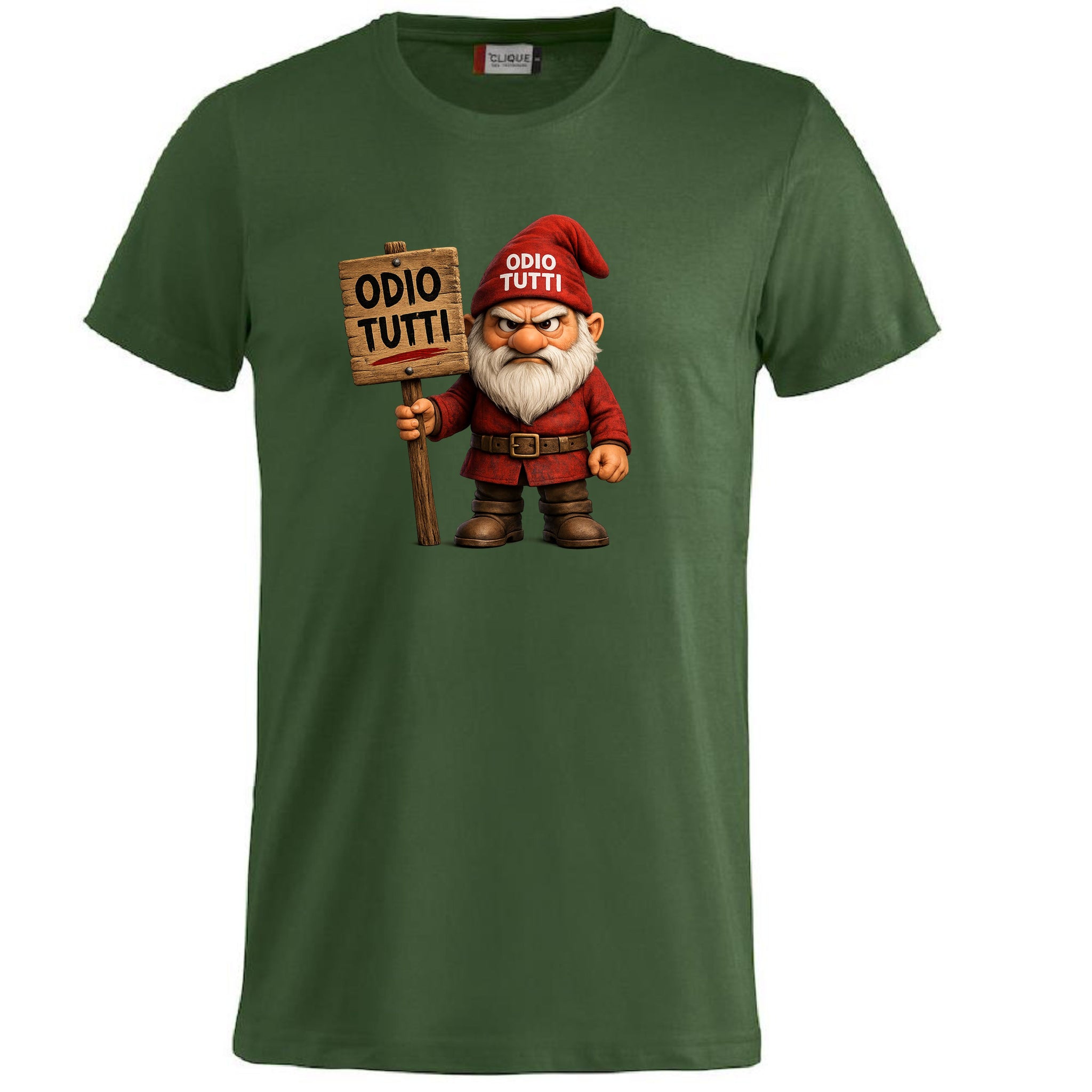 T-Shirt Uomo Simpatica Odio Tutti – Personalizzabile con Nome – PS 27431-A-155