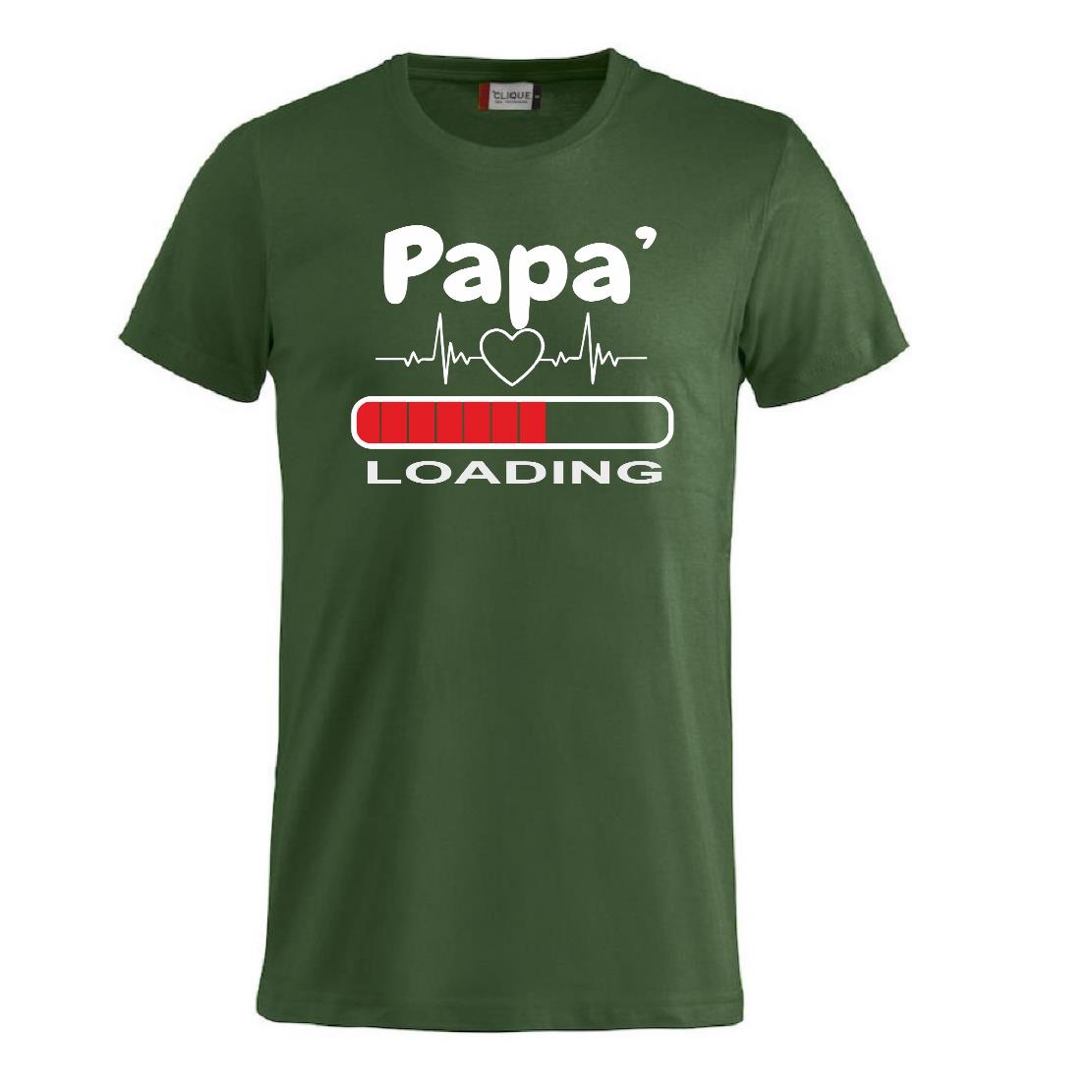 T-Shirt Personalizzabile Unisex “Papà loading...” – Festa del papà – PS 27431-A055