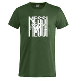T-shirt Messi 10 Tifosi Calcio Argentina 100% Cotone Personalizzabile Con Nome e Numero PS 27431-A034